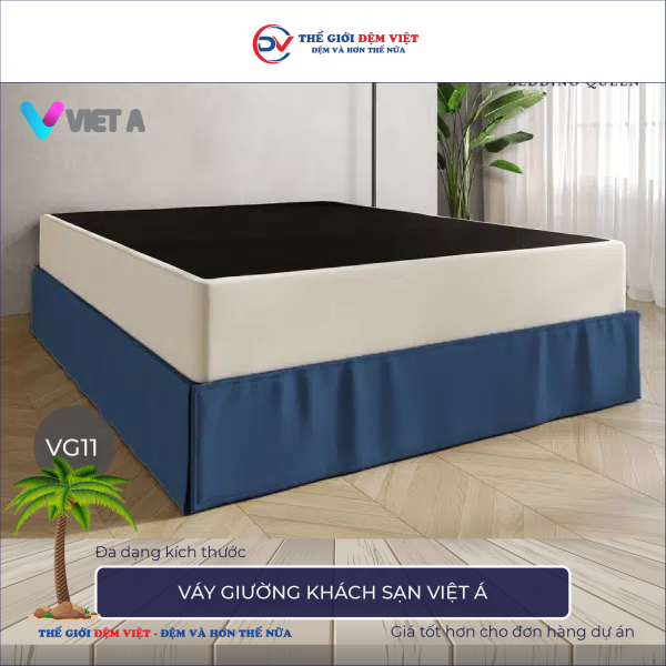 Váy giường khách sạn Việt Á VG 11